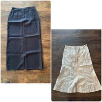 2 x Rock - Größe 38 40 M - blau Montego Leinen - beige Yessica Nordrhein-Westfalen - Neuss Vorschau