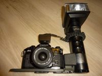 Canon Spiegelreflex Kamera A1 aus den 80'ern, guter Zustand Hessen - Rödermark Vorschau
