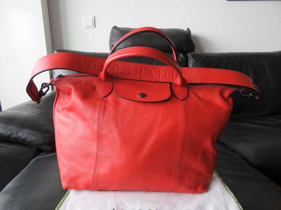 Original Longchamp Le Pliage Cuir in Terracotta Gr. M in Düsseldorf -  Bezirk 4 | eBay Kleinanzeigen ist jetzt Kleinanzeigen