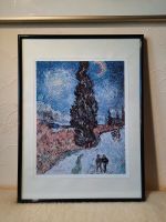 Bild gerahmt, Druck "Landstraße mit Zypressen" Vincent van Gogh Hessen - Karben Vorschau