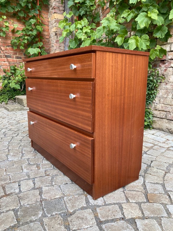 Schuhschrank Vintage DDR Mid Century Kommode Sideboard in Bad Langensalza