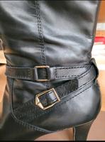Herbst Winter Lederstiefel Tamaris Gr.38 Schwarz Hessen - Bad Soden am Taunus Vorschau