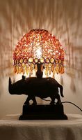 Vintage Perlenlampe mit massivem Messing Nashorn 3090 Gramm Schleswig-Holstein - Norderstedt Vorschau