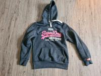 Superdry Hoodie Blau Pink Niedersachsen - Einbeck Vorschau