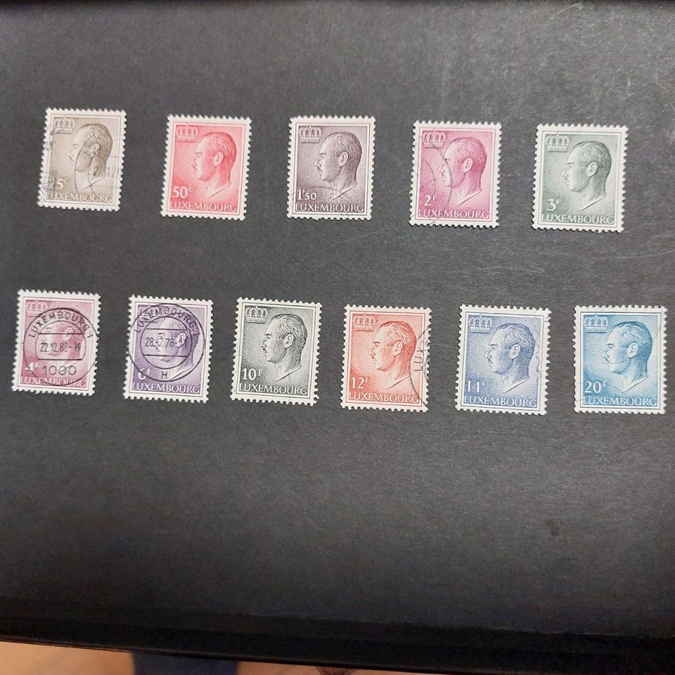 Briefmarken aus Luxemburg, gestempelt + postfrisch, Lot 2 in Bergkirchen