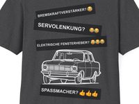 Opel Kadett A, Spaßmacher, Servolenkung?, hochwertiges T-Shirt Bayern - Olching Vorschau