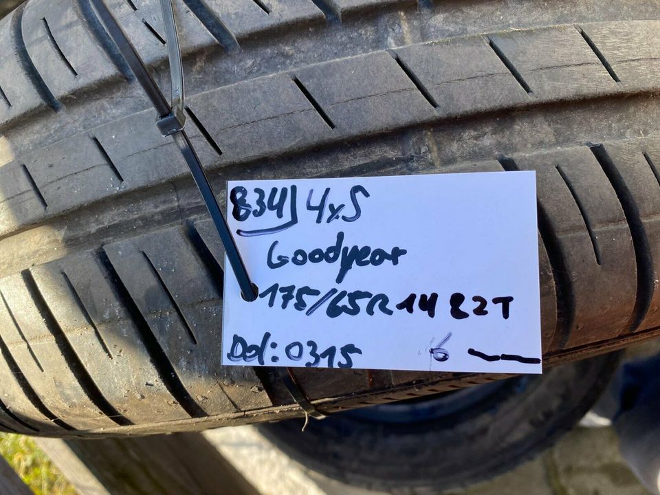 4x 175/65/R14 82T Goodyear Sommerreifen (6mm,Dot:0315) in Bad Harzburg