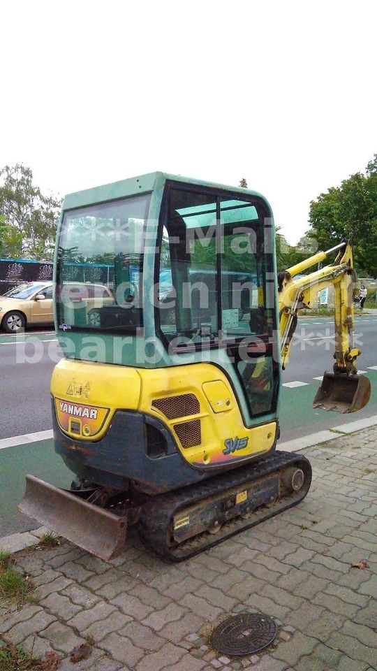 Yanmar SV 15 Minibagger 2.625h excavator 1655kg in Berlin