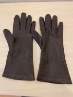 Leder Handschuhe Damen dunkelbraun Seidenfutter Gr. 7 1/2 wie neu Bayern - Ruderting Vorschau