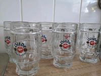 6x Gilde Bier Glas 0,5l Krug Humpen Seidel Kontur Gläser Brauerei Berlin - Spandau Vorschau