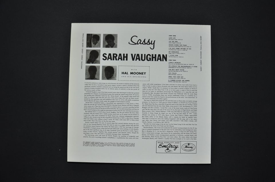 Sarah Vaughan Sassy Mercury MG 36089 vinyl 180gr in Krefeld