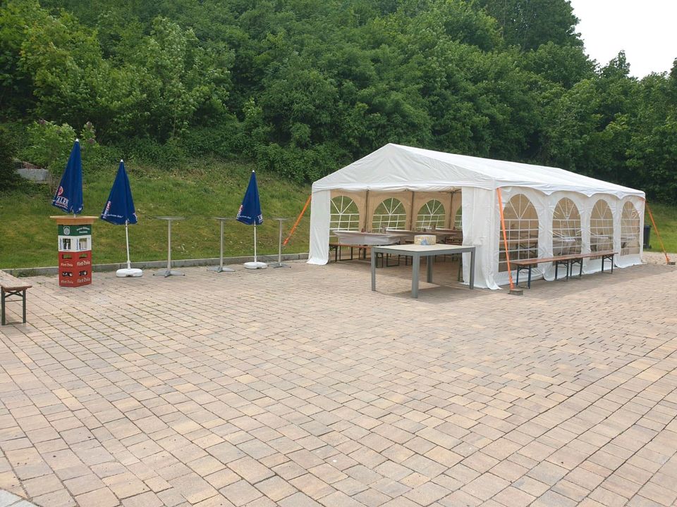 Partyzelt, Festzelt 5x8m für Hochzeiten/Gartenfeste zu verleihen in Sünching