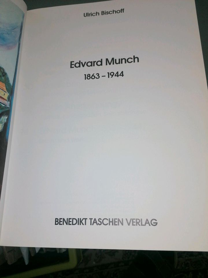 Edvard Munch Ulrich Bischoff Taschen Verlag Kunst Malerei in Berlin