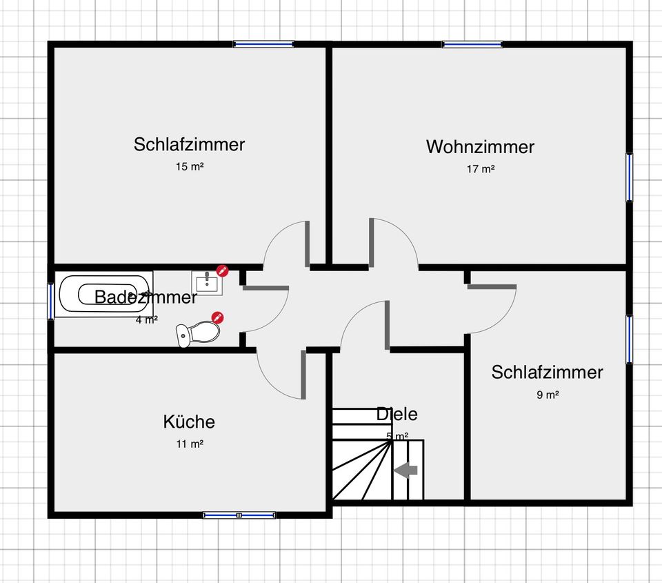 Whg DG 3Zi Küche Bad mit Kellerraum in Hahausen in Lutter am Barenberge