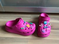 Neue Crush Clog Crocs Barbie pink 37/38 Plateau Hamburg-Mitte - Hamburg Wilhelmsburg Vorschau