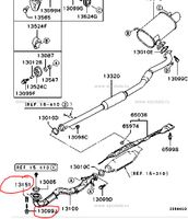 Neue Schrauben + Federn für Downpipe Mitsubishi Evo 7-9 CT9 Baden-Württemberg - Murr Württemberg Vorschau