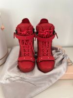 Giuseppe Zanotti Sneaker Wedges rot Leder Größe 37 Damen Kiel - Kiel - Altstadt Vorschau