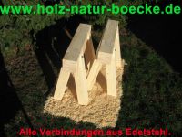 Holzböcke neu mit Edelstahl, 2 Stück, Arbeitsböcke, Montagebock Leipzig - Meusdorf Vorschau