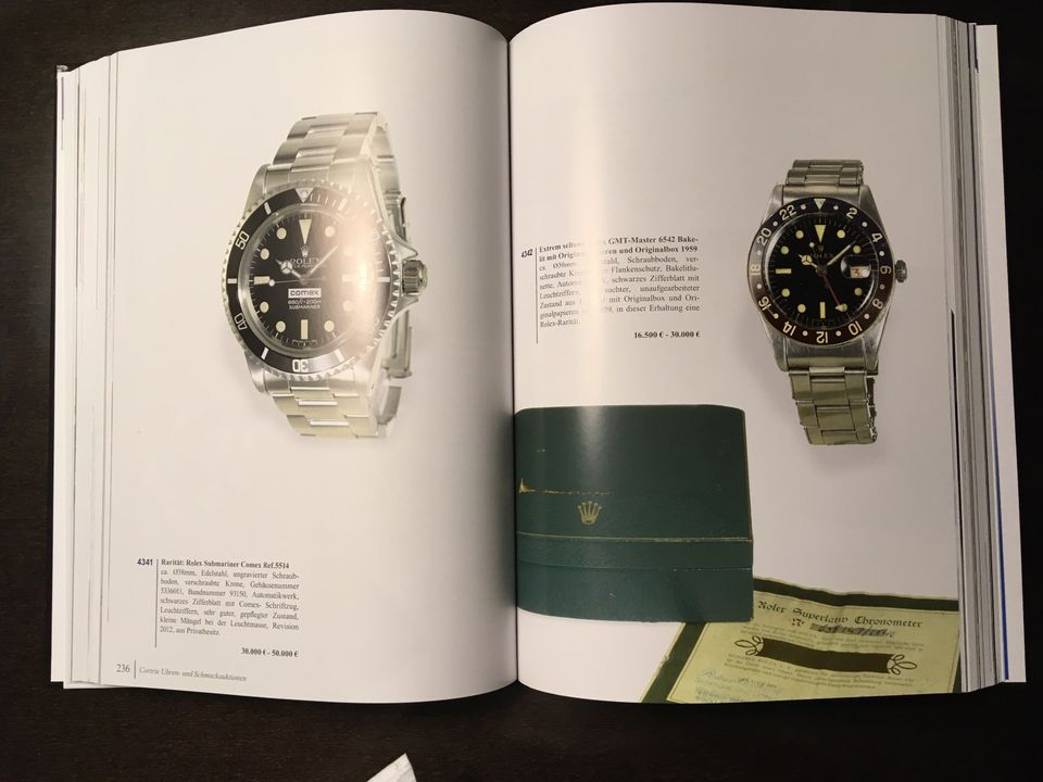 Katalog 74. Cortrie Auktion Taschenuhren Armbanduhren Uhren Rolex in Düsseldorf