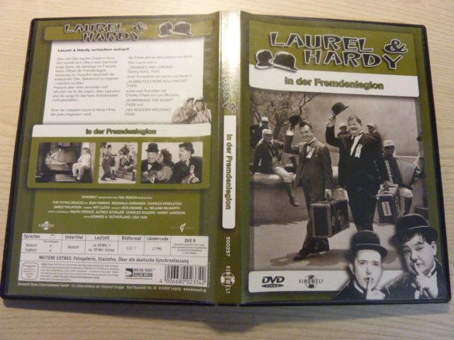 LAUREL & HARDY – IN DER FREMDENLEGION AUF DVD in Bolanden