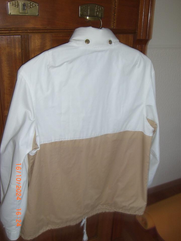 Fitness-Sport-Wanderjacke, Gr. 36, Marke: Gil Bret, weiss-braun in Landshut