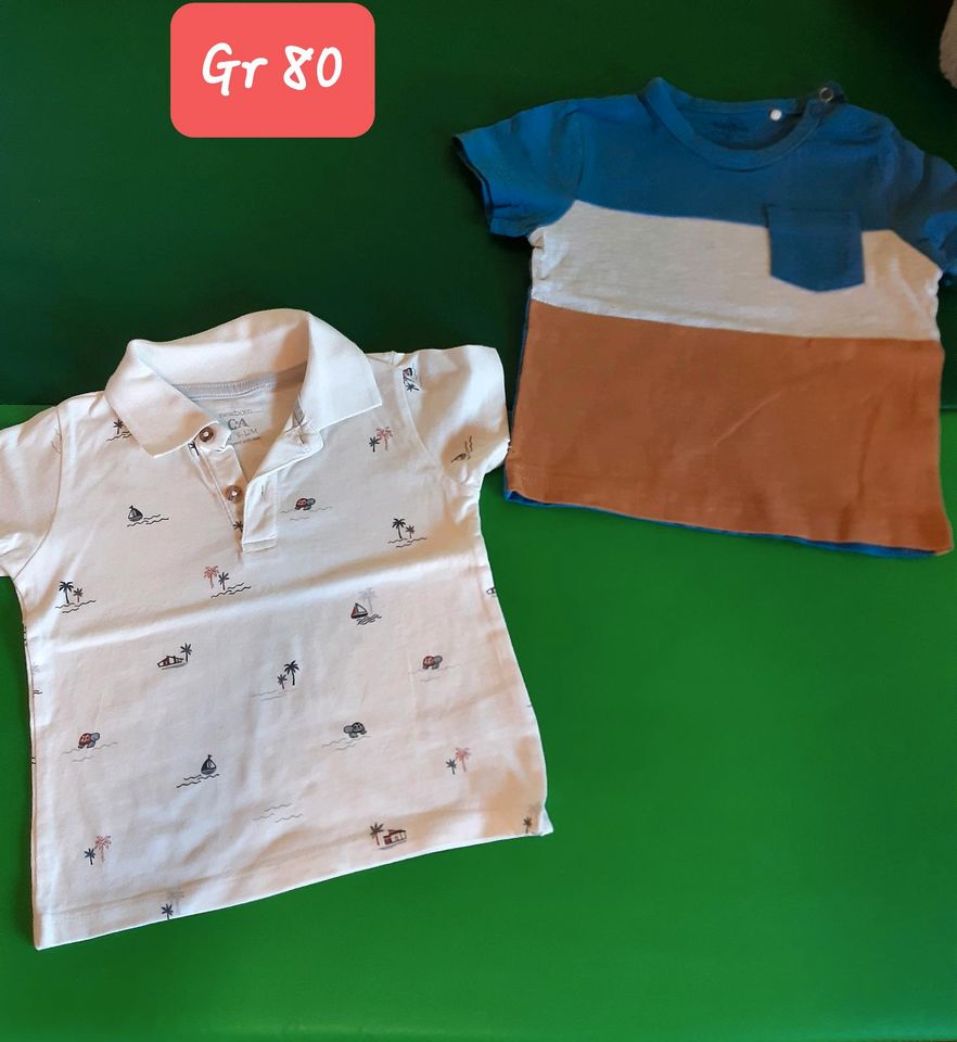Jungs Sommersachen (T-Shirts, Shorts, Weste) in Kreuztal