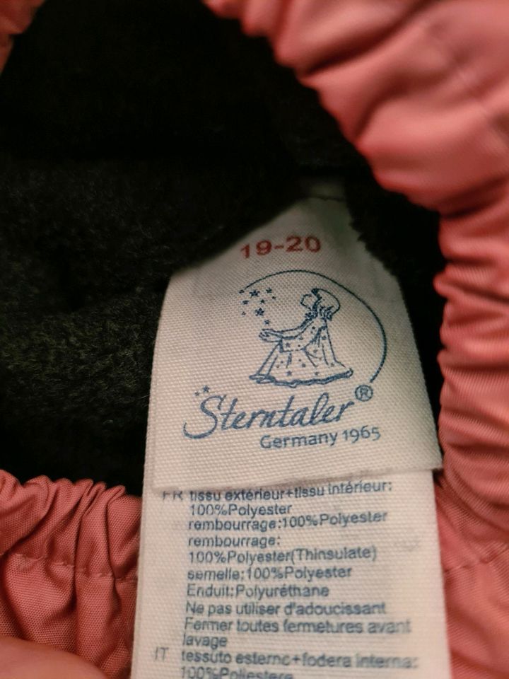 Sterntaler Baby Fleece Stiefelchen Gr. 19/20 in Heroldsberg