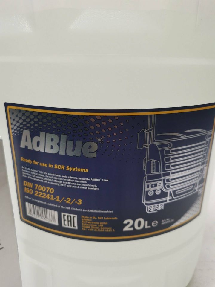 5x AdBlue Ad Blue Kanister 20 Liter - AUF ANFRAGE GERNE MEHR ! in Fulda