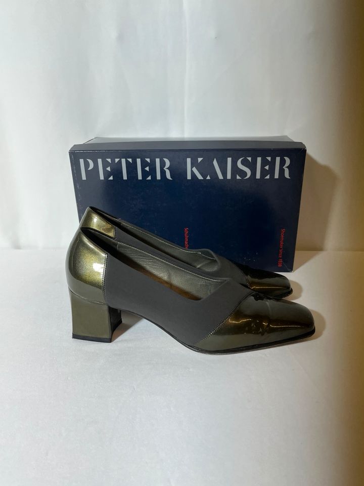 Vintage Peter Kaiser Pumps High Heels Lederschuh Stahl Gr 38 OVP in Sankt Augustin