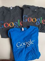 T-Shirts "Google" schwarz und blau Gr M Schleswig-Holstein - Westerrönfeld Vorschau
