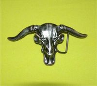 Bull-Totenkopf Schnalle, Metall  für den Biker Gürtel 15 x7,5 cm Niedersachsen - Meine Vorschau