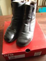 Ara Damenstiefellette Halbstiefel Leder Lammfell Reißer - Gr 38 Schleswig-Holstein - Laboe Vorschau