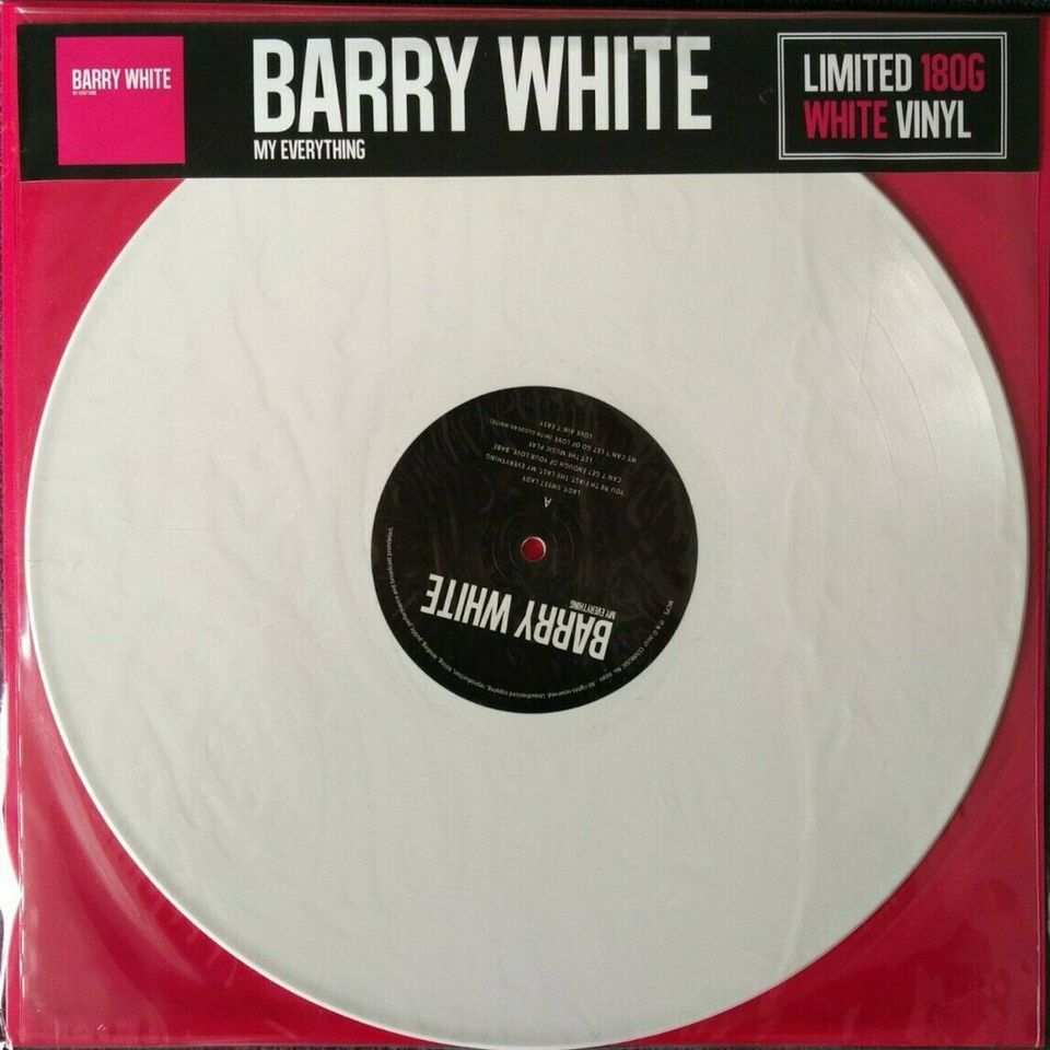 Barry White My Everything  Limited  (180g) WHITE VINYL Neu in Berlin