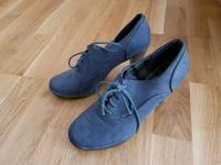 High Heels / Sneaker Pumps / Blau / Veloursleder / Jumex Bayern - Neutraubling Vorschau