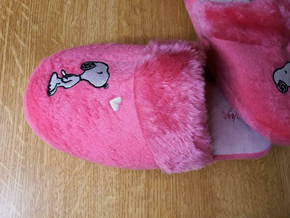 Hausschuhe Snoopy pink Gr. 38/39, wie neu, pink in Berlin