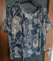 Tredy Made in ltaly Damen Bluse Dunkelblau Navy gemustert Gr. 4 Nordrhein-Westfalen - Bad Salzuflen Vorschau
