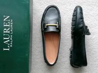 NEU! Ralph Lauren 40 Damen Leder Slipper Mokassins Loafer schwarz Hessen - Zierenberg Vorschau