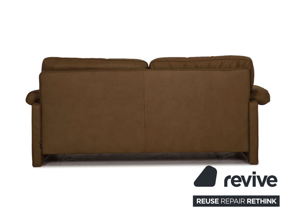 de sede DS 70 Stoff Dreisitzer Olivgrün Braun Sofa Couch Neubezug in Köln