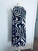 Sommerkleid aus Italien 38/40 schwarz weiß braun Sachsen-Anhalt - Muldestausee Vorschau
