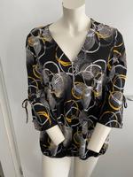 Liberty woman, Bluse m. Trompetenärmel schwarz/bunt, Gr. L, NEU Rheinland-Pfalz - Worms Vorschau