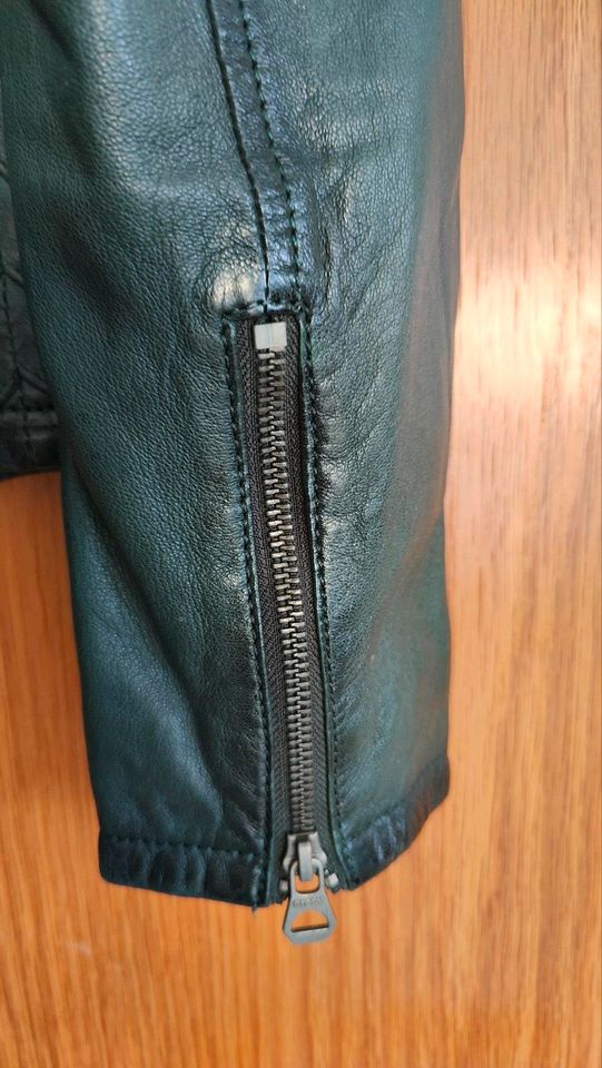 Gipsy Lederjacke Damen Grün Olive Leder Gr L Neu mit Etikett in Waldbronn