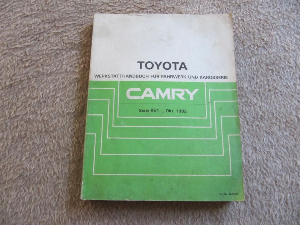 Toyota Camry Serie SV1 _ Okt. 1982 Werkstatthandbuch in Klausdorf