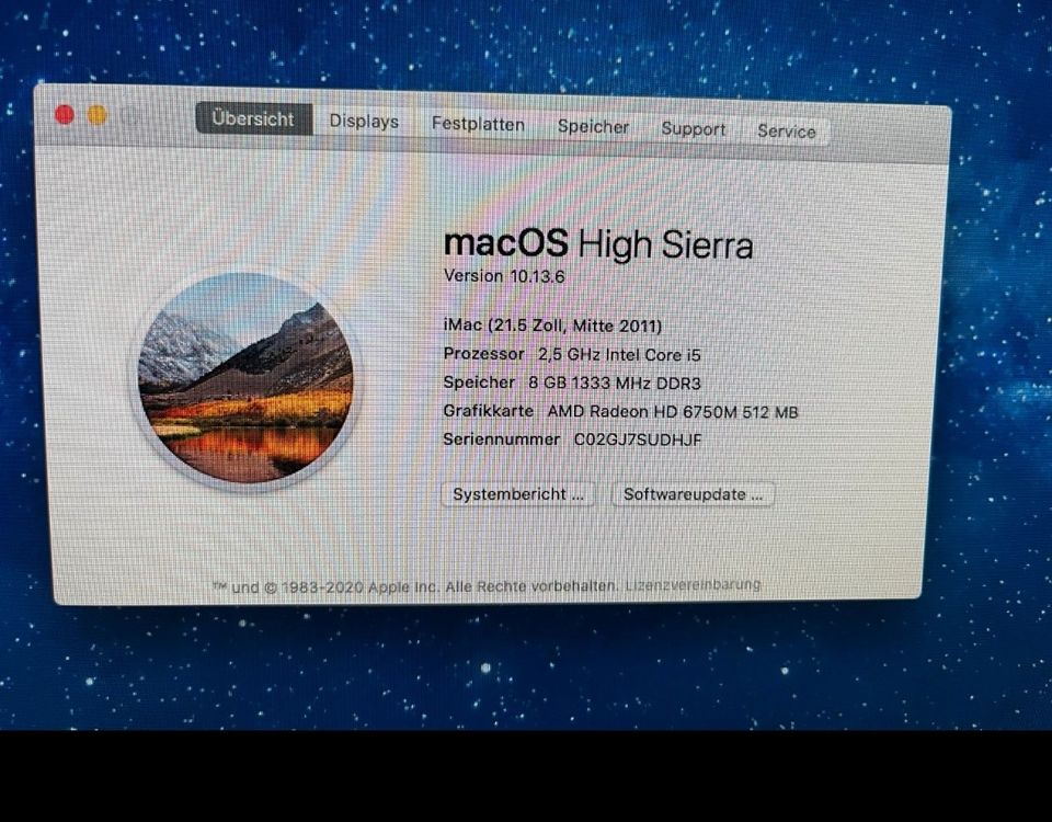 Apple IMac 2011 21,5 Zoll TOP in Wadgassen