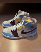 Jordan 1 MID Fearless Maison Chateau Rouge Größe 45 Hessen - Rödermark Vorschau