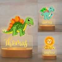 Personalisierte Dinosaurier Kinderlampe Nachtlampe LED Lampe Nordrhein-Westfalen - Düren Vorschau