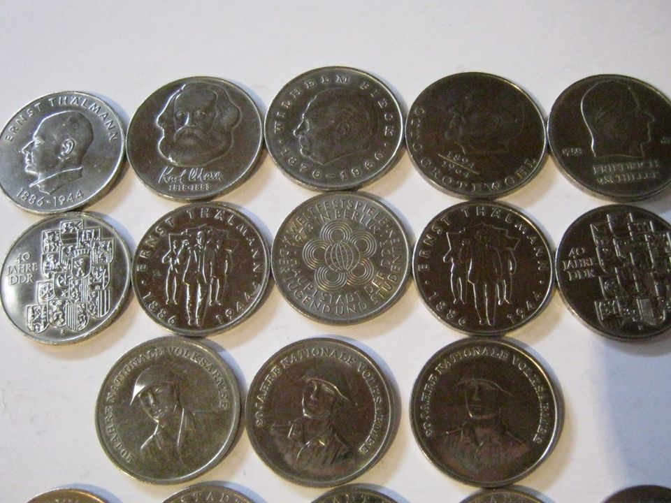 Münzen aus DDR in Kevelaer