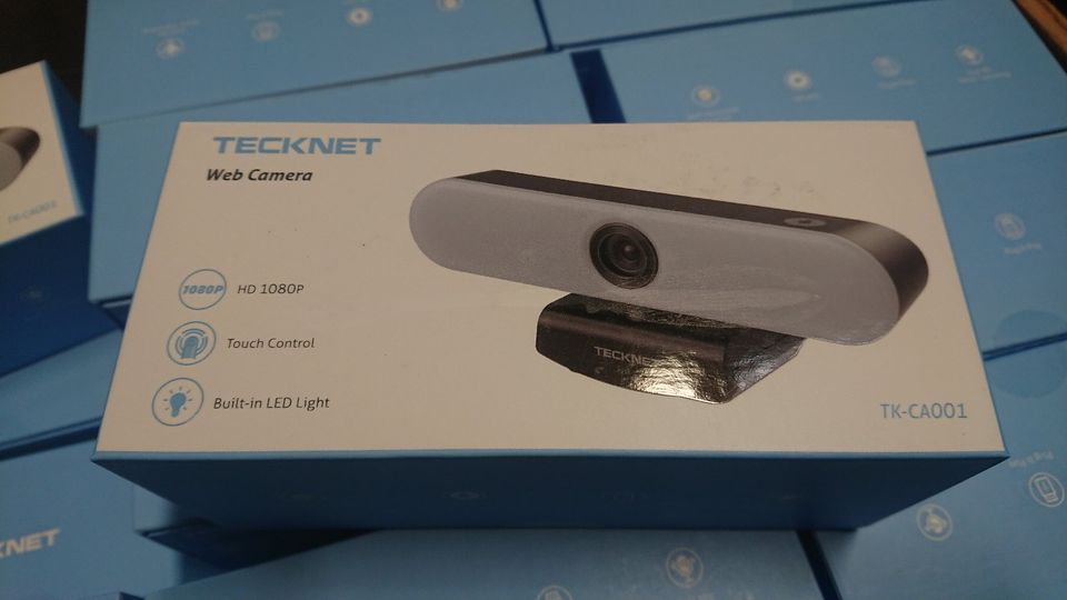 Tecknet Web Camera Webcam TK-CA001 HD 1080P mit integrierter LED in Rödermark