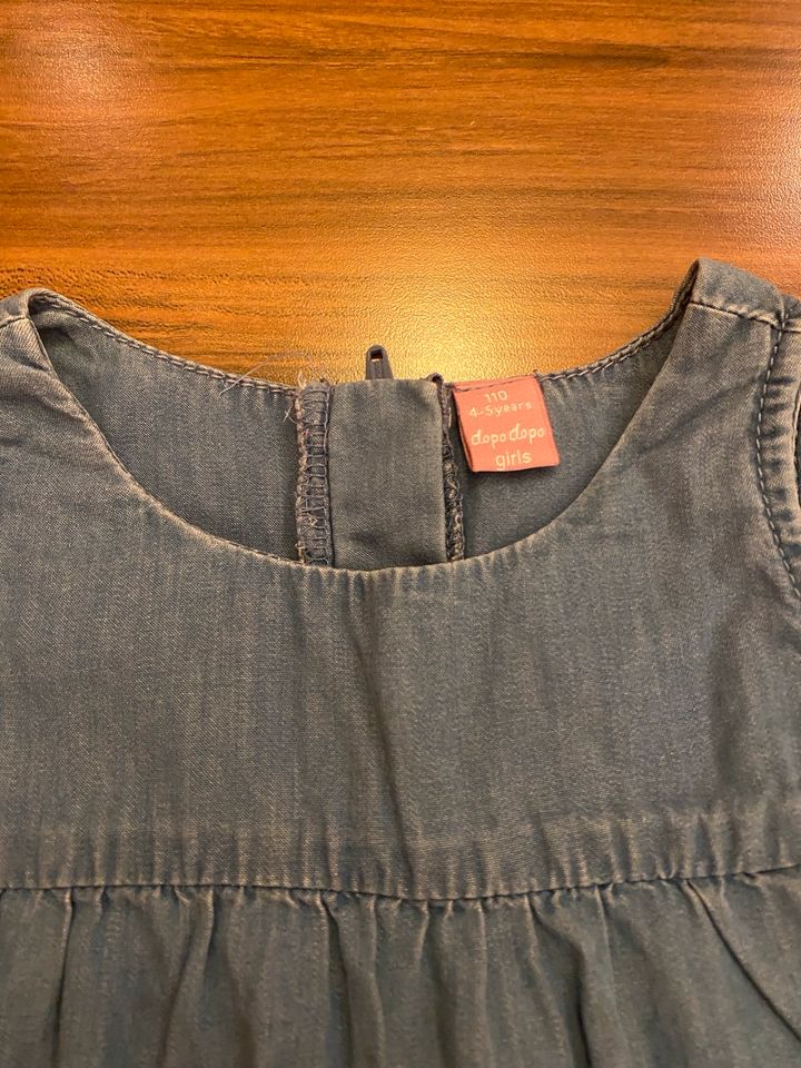 Süß DOPO DOPO GIRLS Kleid Jeanskleid Sommerkleid Jeans 110 in Hemer