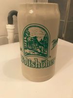 Masskrug Wolfshöher Bier 1 Liter Steingut Bayern - Schonungen Vorschau