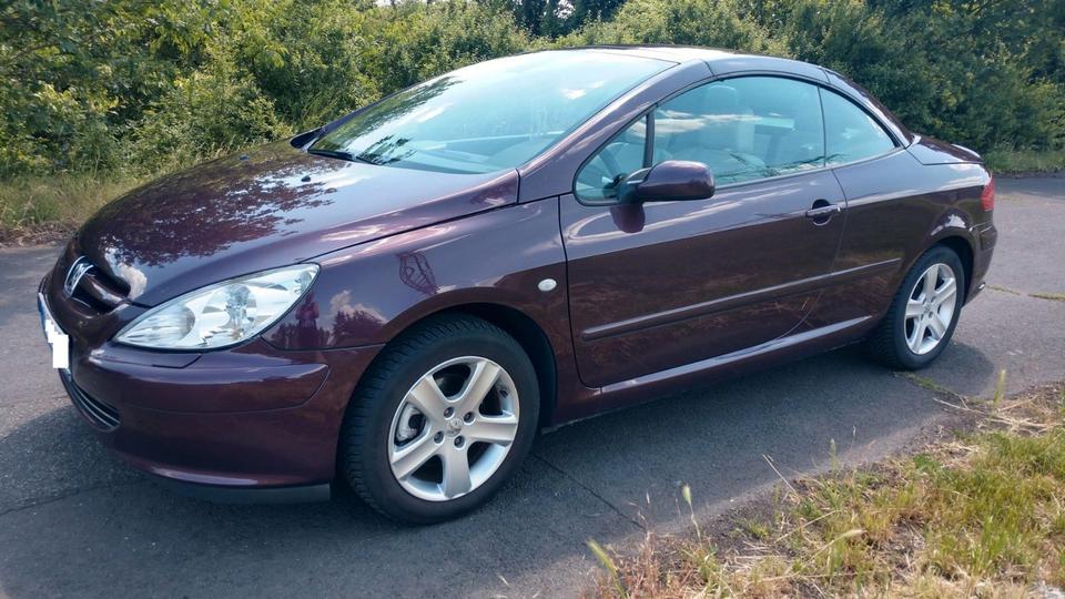 Peugeot 307 CC Cabrio 136PS Ledersitze Sitzheizung TÜV27 in Andernach